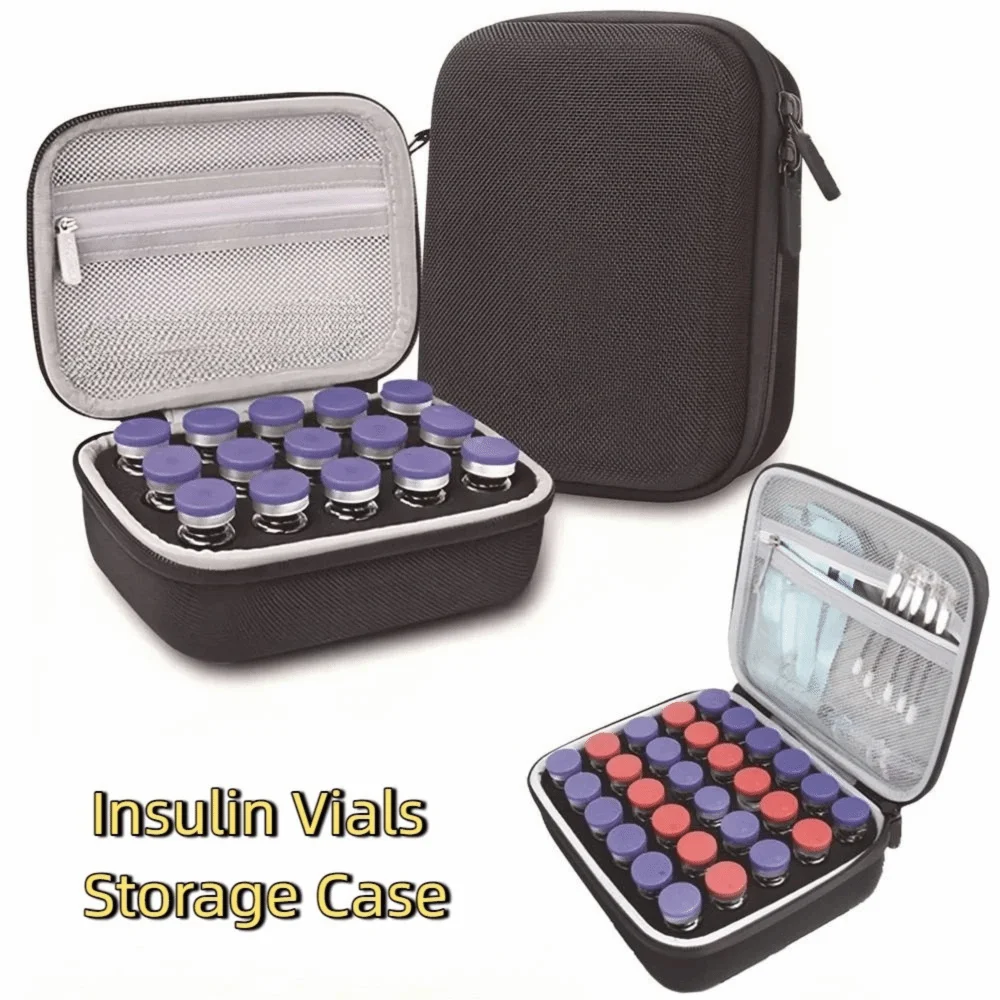 Portable 10ML Insulin Vials Storage Case EVA Waterproof Insulin Case Wear-resistant Large Capacity Essentials Oil Case for Home
Portable 10ML Insulin Vials Storage Case EVA Waterproof Insulin Case Wear-resistant Large Capacity Essentials Oil Case for Home