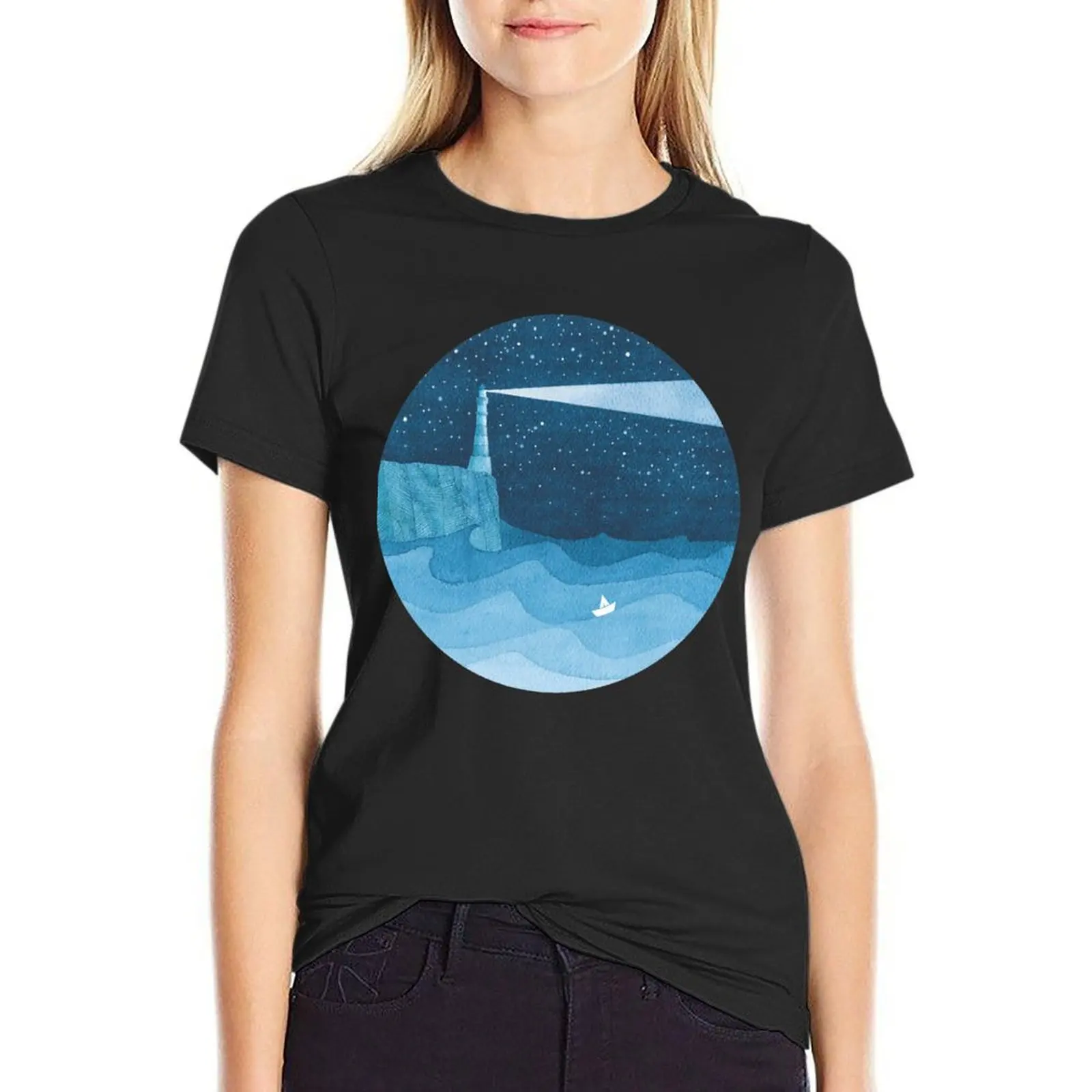 Lighthouse, blue ocean T-Shirt animal print shirt for girls summer clothes sweat blacks Womens clothing
Lighthouse, blue ocean T-Shirt animal print shirt for girls summer clothes sweat blacks Womens clothing