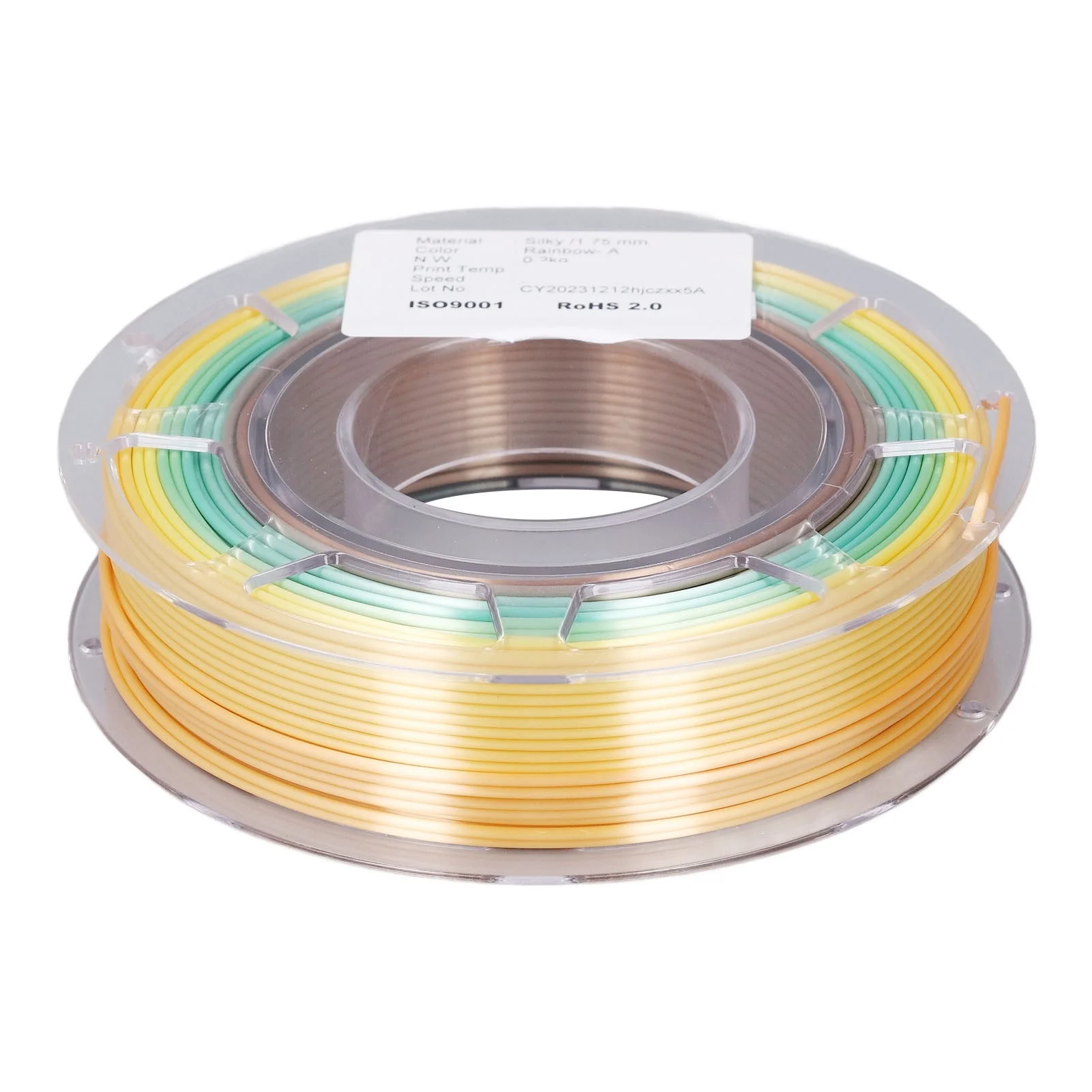 3D Printer PLA Filament 1.75mm Spool Bundle 200g Printing Consumable Silk Shiny Fast Color Gradient Change Multicolored
3D Printer PLA Filament 1.75mm Spool Bundle 200g Printing Consumable Silk Shiny Fast Color Gradient Change Multicolored