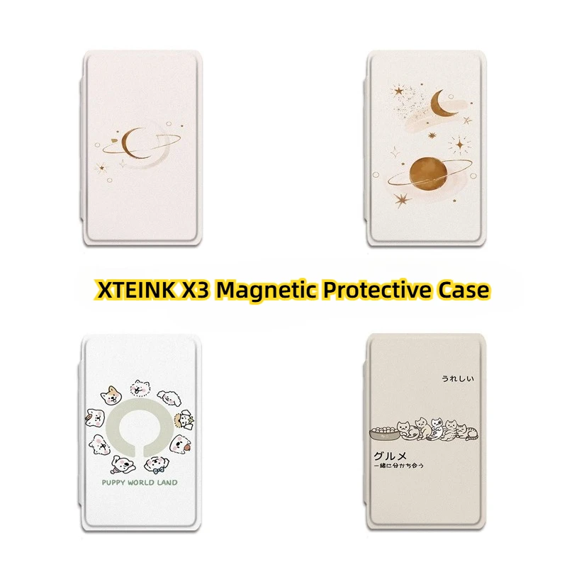 Compatible with XTEINK X3 Magnetic Protective Cover Flip Shell Shockproof Full-Wrap Cute Cartoon Pattern E-Ink Reader Accessory
Compatible with XTEINK X3 Magnetic Protective Cover Flip Shell Shockproof Full-Wrap Cute Cartoon Pattern E-Ink Reader Accessory
