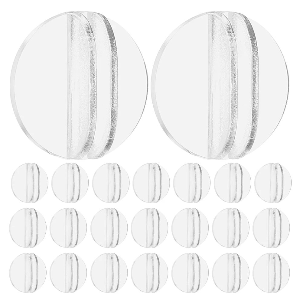 100 Pcs Game Card Holders Transparent Plastic 20mm Diameter 1 7mm Thick Round Desk Accessories Place Card Clips
100 Pcs Game Card Holders Transparent Plastic 20mm Diameter 1 7mm Thick Round Desk Accessories Place Card Clips