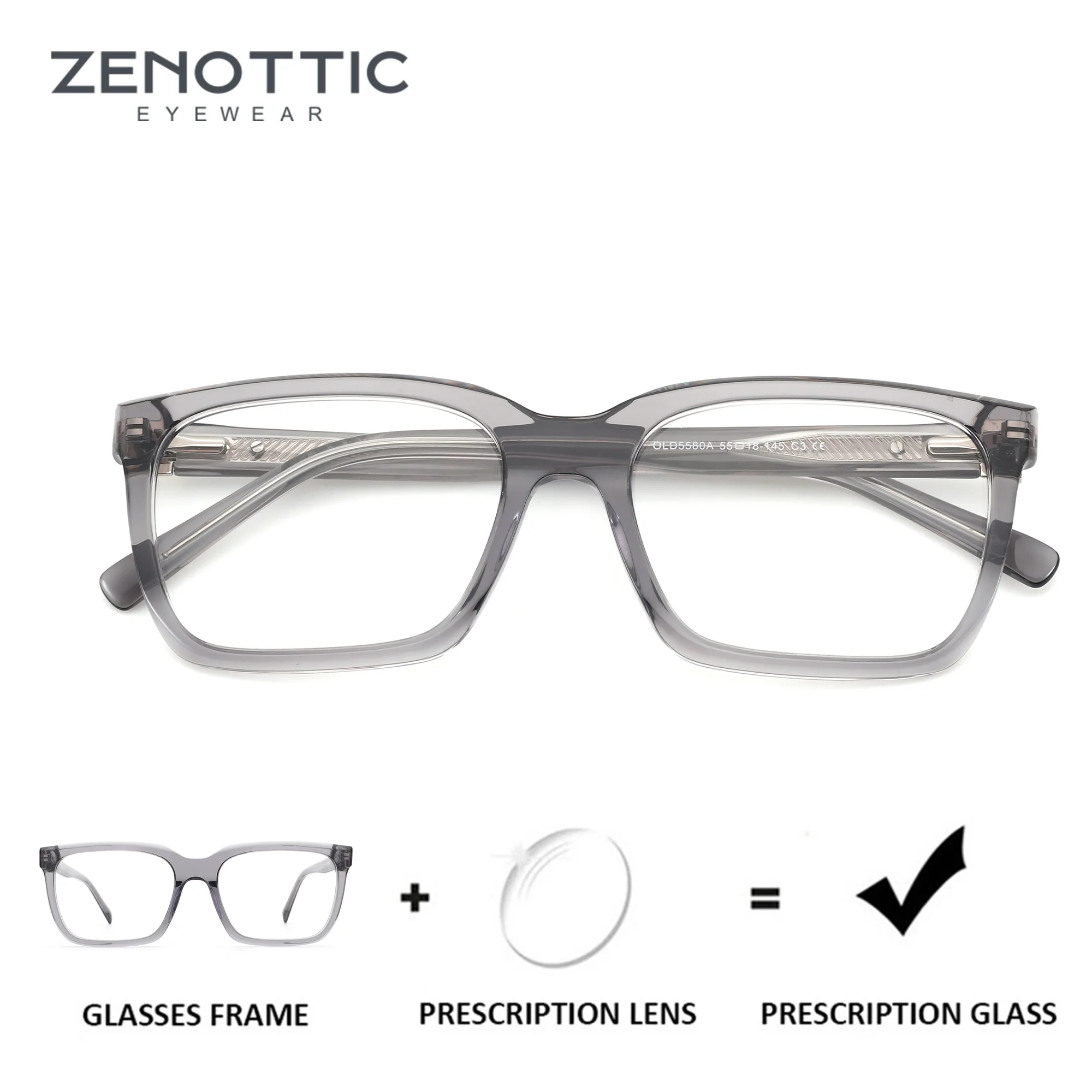 ZENOTTIC Modern Rectangle Prescription Eyeglasses For Men Acetate Frame Progressive Blue Light Blocking Optical
ZENOTTIC Modern Rectangle Prescription Eyeglasses For Men Acetate Frame Progressive Blue Light Blocking Optical