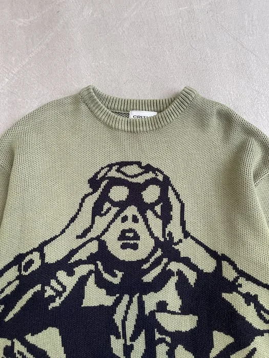 y2k Women Clothes Vintage Knitted Sweater sweatshirt Pullover Long Sleeve Jacquard High Street Top Hip Hop Diablo Punk Style
y2k Women Clothes Vintage Knitted Sweater sweatshirt Pullover Long Sleeve Jacquard High Street Top Hip Hop Diablo Punk Style