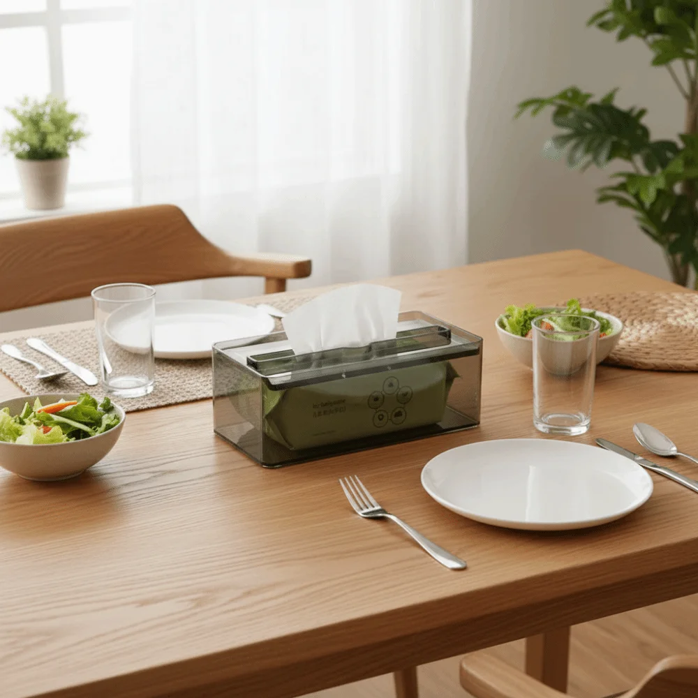 Водонепроницаемый прозрачный прямоугольный контейнер для салфеток, компактный, большой вместимости, многофункциональный.
Водонепроницаемый прозрачный прямоугольный контейнер для салфеток, компактный, большой вместимости, многофункциональный.