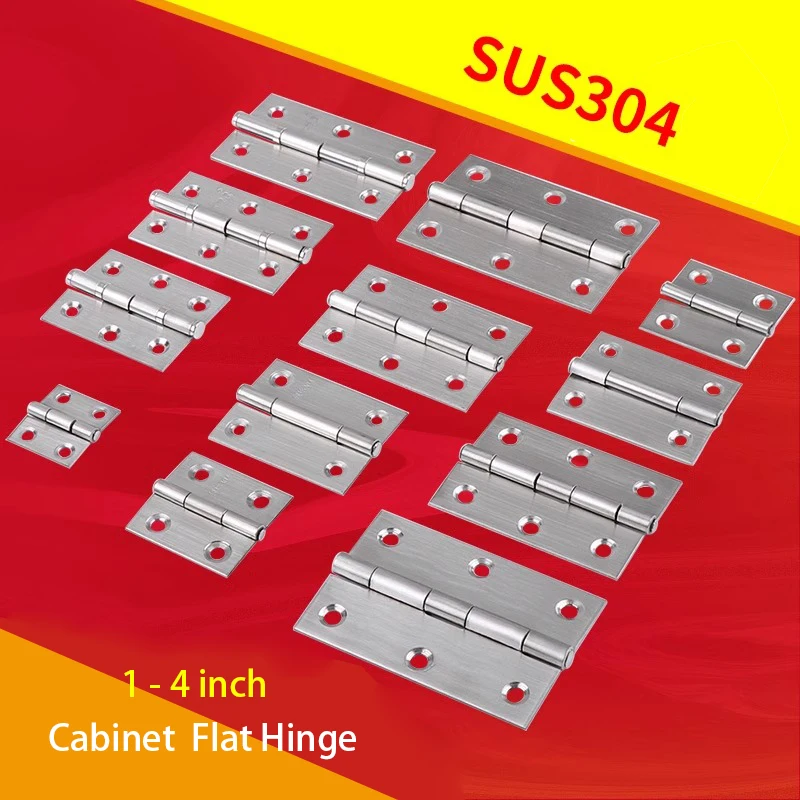 30 Pack 1-4inch Butt Door Hinge Stainless Steel Folding Cabinet Hinges Flat Small Box Window Furniture Hardware Silver
30 Pack 1-4inch Butt Door Hinge Stainless Steel Folding Cabinet Hinges Flat Small Box Window Furniture Hardware Silver