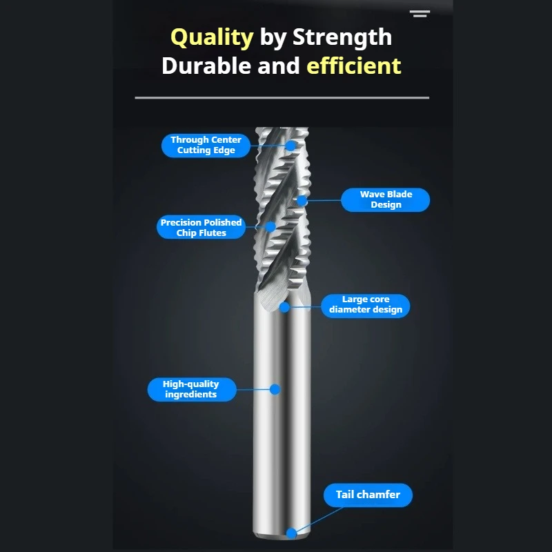 4-Flute HSS Roughing End Mill, 5-45mm Dia; Saw-Type Metal Cutting Blade, Inch+ISO Spec, 6/8/10/12/16mm
4-Flute HSS Roughing End Mill, 5-45mm Dia; Saw-Type Metal Cutting Blade, Inch+ISO Spec, 6/8/10/12/16mm