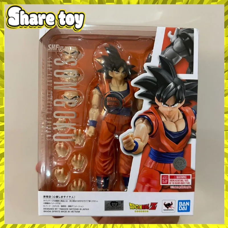 Original Bandai S.H. Figuarts Dragon Ball Z SHF Son Goku3.0 Kind-hearted Saiyan anime Action Figure Model Toys Gifts
Original Bandai S.H. Figuarts Dragon Ball Z SHF Son Goku3.0 Kind-hearted Saiyan anime Action Figure Model Toys Gifts
