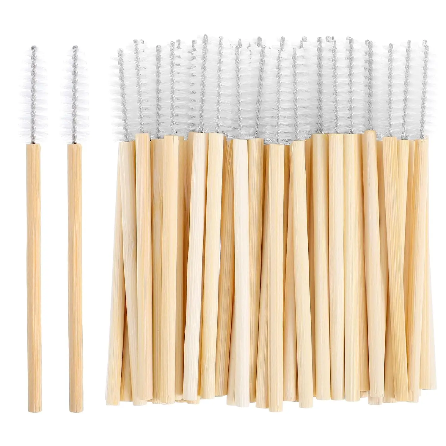 100 шт. одноразовых щеточек для туши с бамбуковой ручкой, щеточки-сполли для ресниц и бровей, для наращивания ресниц - белые
100 шт. одноразовых щеточек для туши с бамбуковой ручкой, щеточки-сполли для ресниц и бровей, для наращивания ресниц - белые