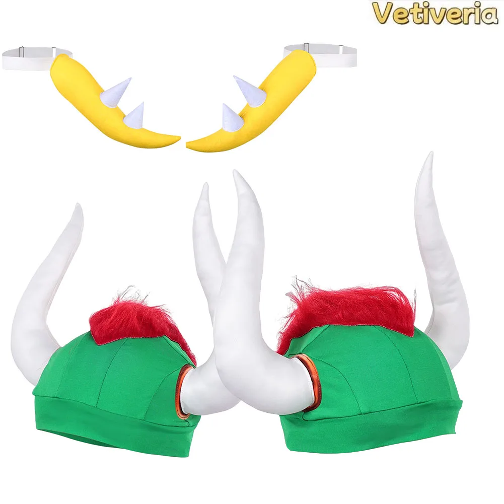 Bowser Cosplay Set Tail Prop Hat Cap Costume Accessories Tails Props Halloween Carnival Party Disguise Outfits for Adult Unisex
Bowser Cosplay Set Tail Prop Hat Cap Costume Accessories Tails Props Halloween Carnival Party Disguise Outfits for Adult Unisex