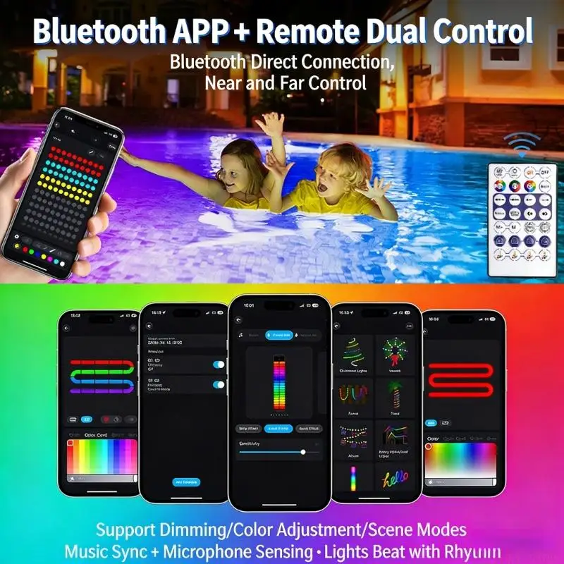 U2JB Underwater Remotes Control Pool Light With Mounting Multicolor LED Waterproof Light Color Changing Lamp
U2JB Underwater Remotes Control Pool Light With Mounting Multicolor LED Waterproof Light Color Changing Lamp