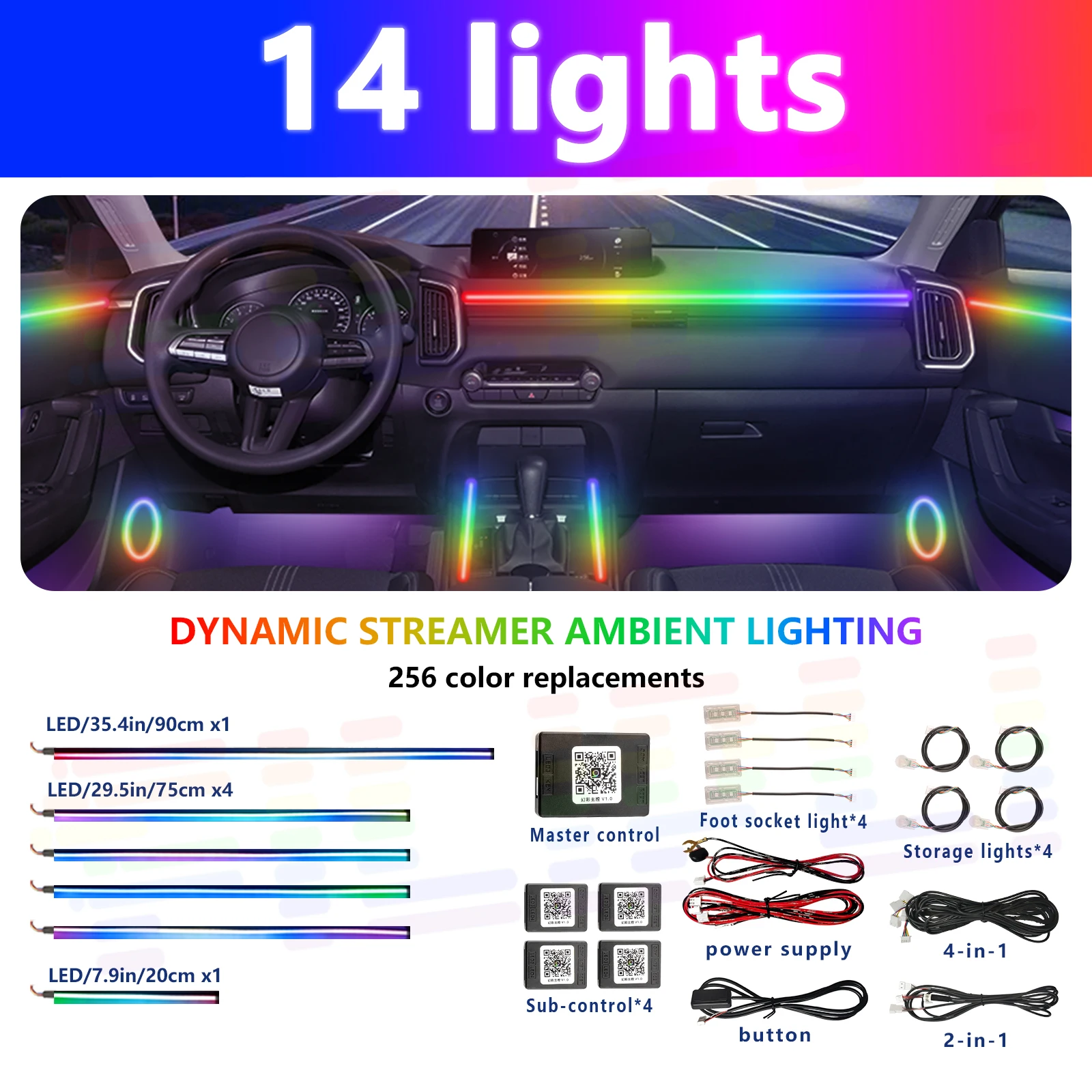 FILIPLI Car Interior LED Lights Bluetooth APP Control 64 Colors Waterproof Acrylic Strip with Adhesive Cyberpunk Style Ambient
FILIPLI Car Interior LED Lights Bluetooth APP Control 64 Colors Waterproof Acrylic Strip with Adhesive Cyberpunk Style Ambient