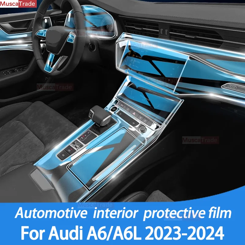 Защитная пленка для салона автомобиля Audi A6 A7 C8 2019-2023 2024, Защитная пленка для фортепиано, прозрачная самоклеящаяся краска из ТПУ, установка против царапин
Защитная пленка для салона автомобиля Audi A6 A7 C8 2019-2023 2024, Защитная пленка для фортепиано, прозрачная самоклеящаяся краска из ТПУ, установка против царапин