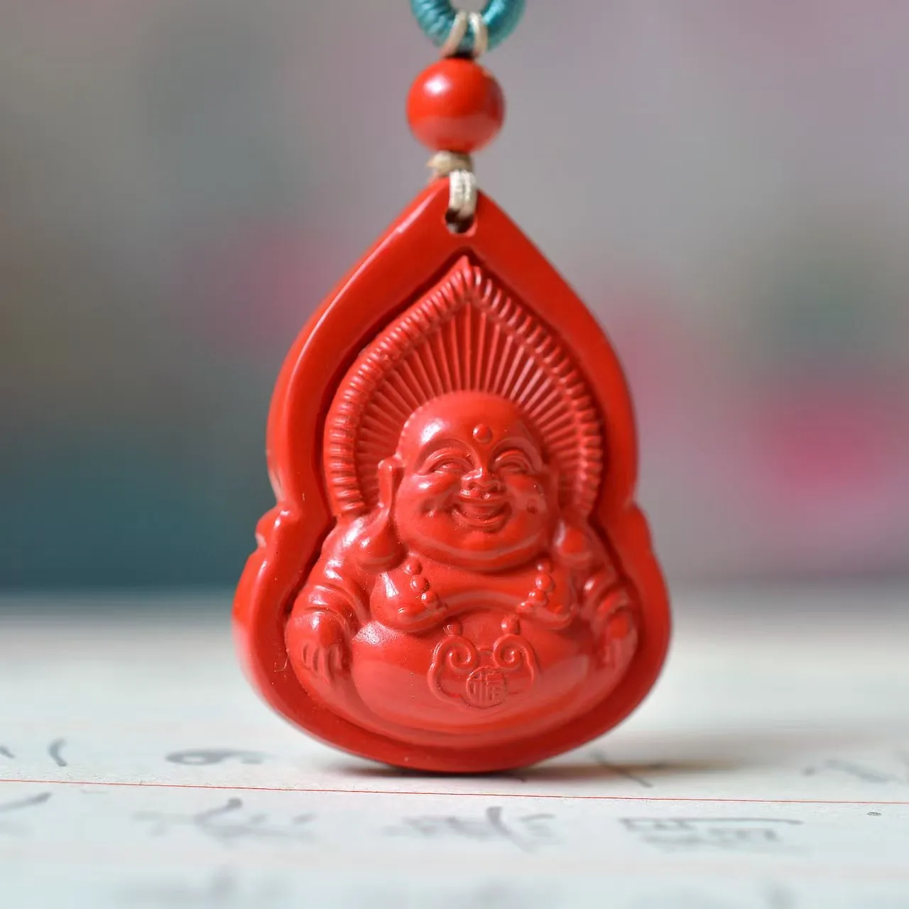 Recruiting Wealth and Treasure Pendant Cinnabar Necklace Chinese Jewelry For Men's and Women's Birthday Gift Amulet Charm
Recruiting Wealth and Treasure Pendant Cinnabar Necklace Chinese Jewelry For Men's and Women's Birthday Gift Amulet Charm