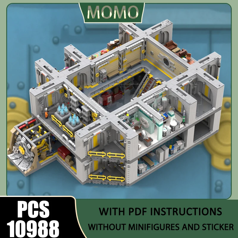 Moc Building Bricks Vault 81 - 8 Rooms, 2 Connectors and the Atrium Model Technology Blocks Gifts Christmas Toy DIY Assembly Toy
Moc Building Bricks Vault 81 - 8 Rooms, 2 Connectors and the Atrium Model Technology Blocks Gifts Christmas Toy DIY Assembly Toy