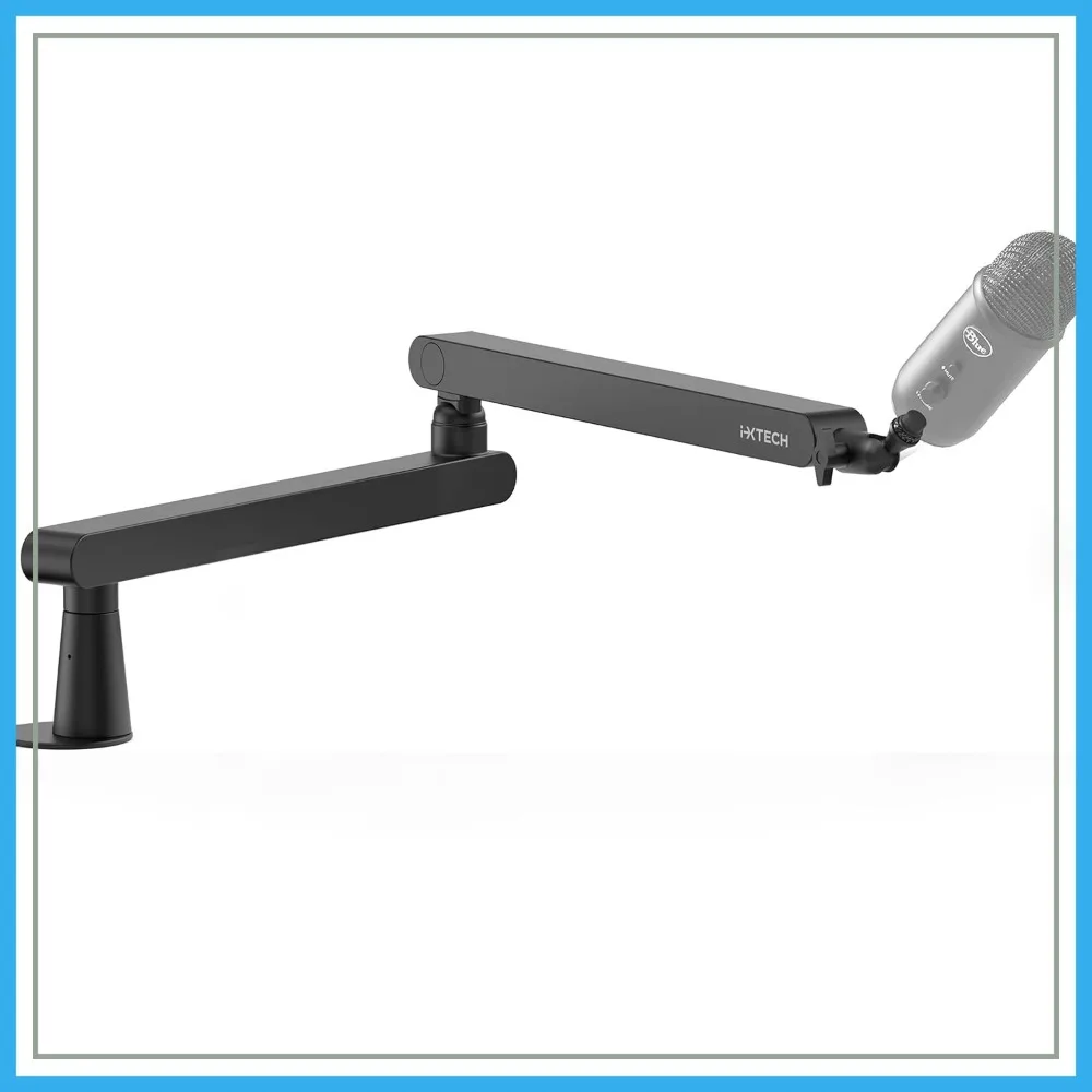 Low Profile 360° Swivel Mic Boom Arm, Adjustable Desk Mount with Built-In Cable Management for Streaming Recording
Low Profile 360° Swivel Mic Boom Arm, Adjustable Desk Mount with Built-In Cable Management for Streaming Recording