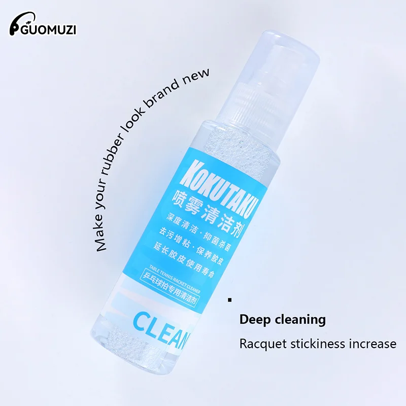 Racket Rubber Cleaner Table Tennis Bat Cleaner Table Tennis Bats Maintenance Protection 110ml Spray Agent Bottle
