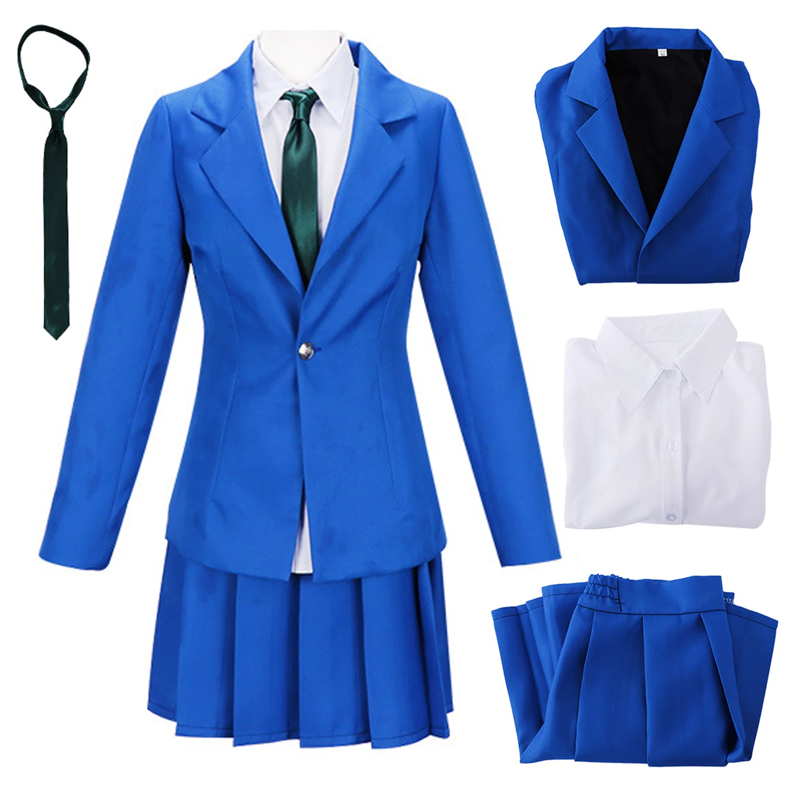 Mouri Ran Cosplay Costume Women JK Uniform Suit Blue School Uniform Halloween Outfits
Mouri Ran Cosplay Costume Women JK Uniform Suit Blue School Uniform Halloween Outfits