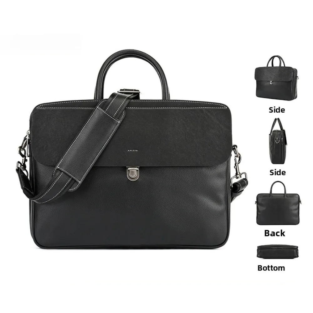 First Layer Cowhide Messenger Bag Men's Backpack Business Travel Computer Bag Men's High-end Briefcase Genuine Leather
First Layer Cowhide Messenger Bag Men's Backpack Business Travel Computer Bag Men's High-end Briefcase Genuine Leather