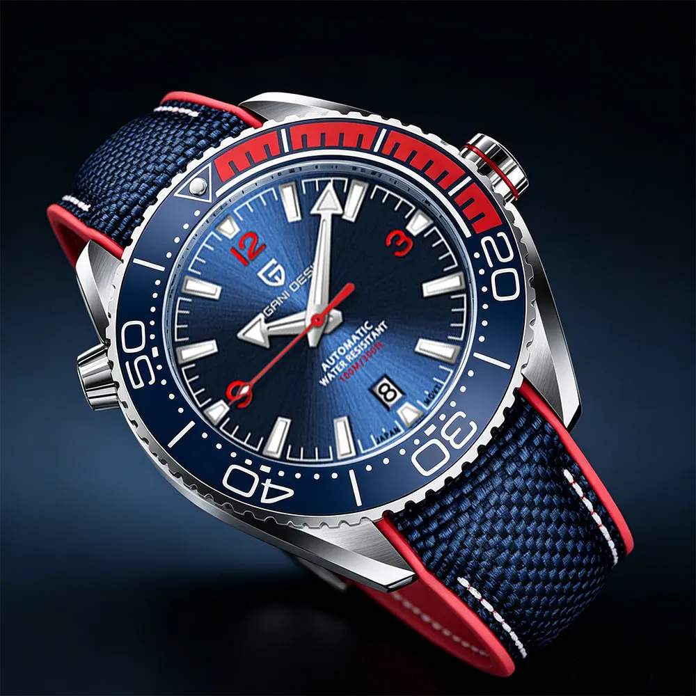 PAGANI DESIGN Ceramic Bezel Watch Man Top Brand Mechanical Watch 10Bar Waterproof Automatic Watches 42mm Men's Watch New PD-1679
PAGANI DESIGN Ceramic Bezel Watch Man Top Brand Mechanical Watch 10Bar Waterproof Automatic Watches 42mm Men's Watch New PD-1679