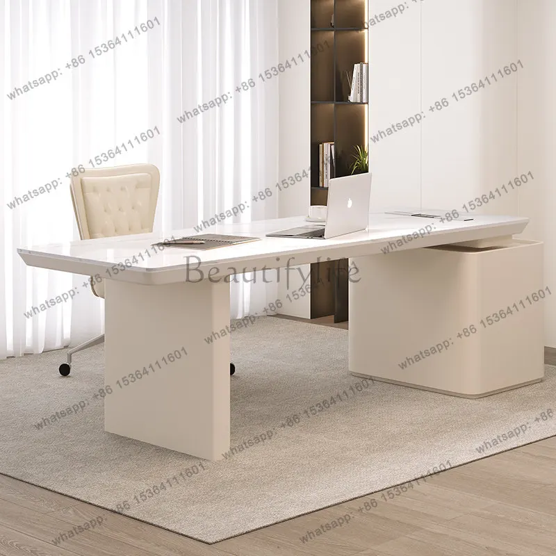 Italian minimalist baked paint rock panel Computer desk Modern Luxury high-end design office table mesa escritorio furniture
Italian minimalist baked paint rock panel Computer desk Modern Luxury high-end design office table mesa escritorio furniture