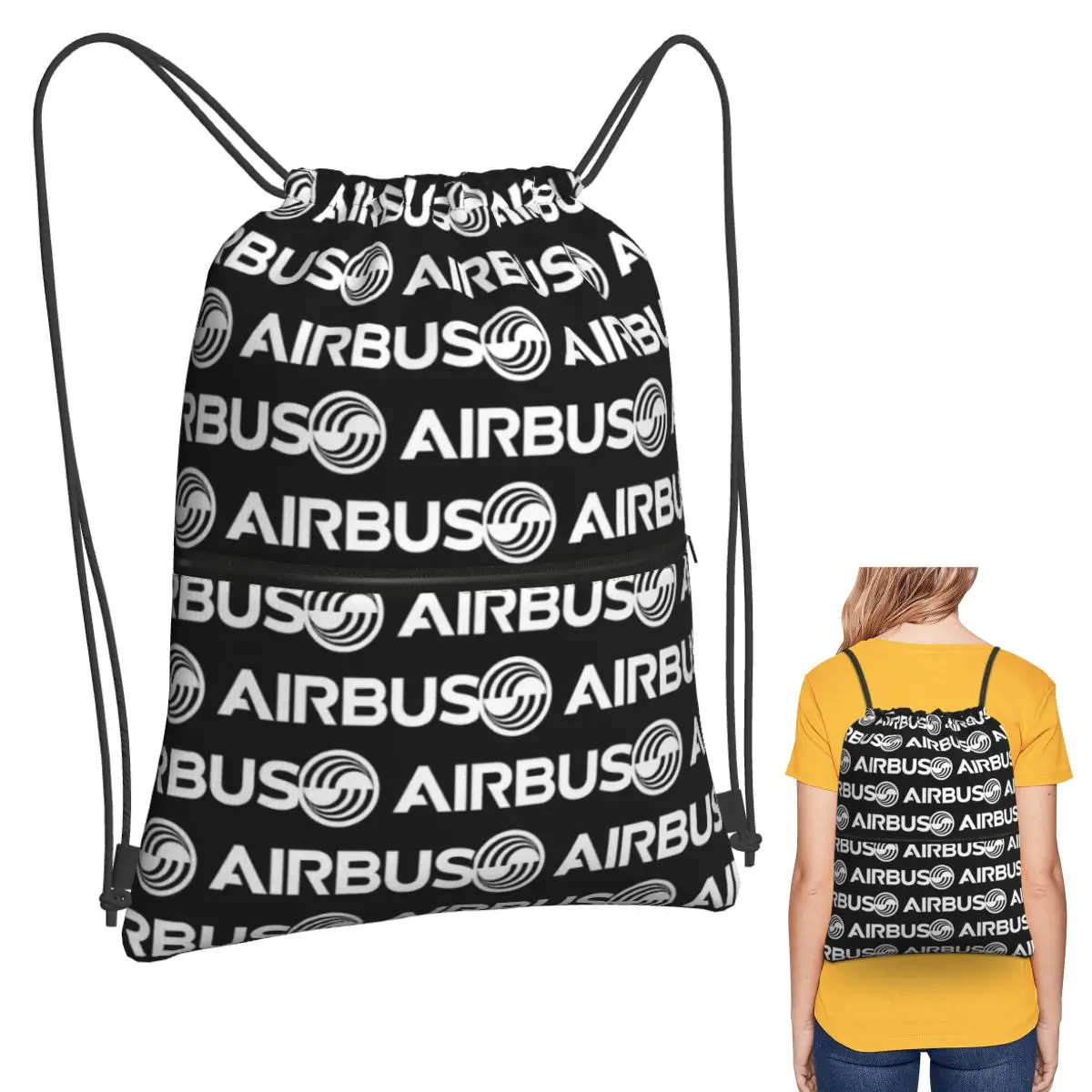 Airbus Logo White Backpacks Casual Drawstring Bags Sports Bag Book Bags for Travel School
Airbus Logo White Backpacks Casual Drawstring Bags Sports Bag Book Bags for Travel School