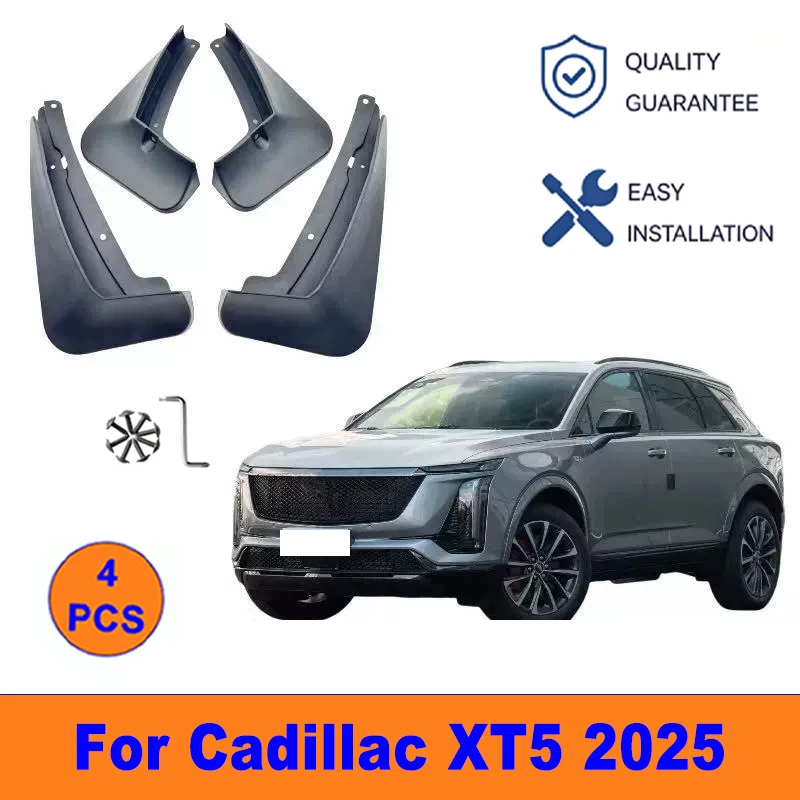 4Pcs Mud Flaps For Cadillac XT5 2025 - Splash Guards Front & Rear Wheel Fender Mudguards Car Exterior Protection Accessories
4Pcs Mud Flaps For Cadillac XT5 2025 - Splash Guards Front & Rear Wheel Fender Mudguards Car Exterior Protection Accessories