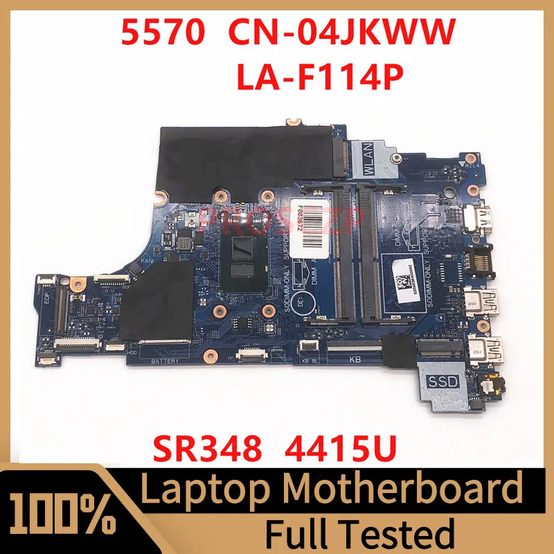 Mainboard CN-04JKWW 04JKWW 4JKWW For DELL 5570 Motherboard LA-F114P With SR348 4415U CPU 100% Full Tested Working Well
Mainboard CN-04JKWW 04JKWW 4JKWW For DELL 5570 Motherboard LA-F114P With SR348 4415U CPU 100% Full Tested Working Well