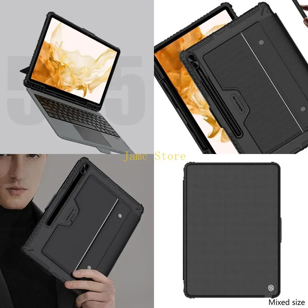 Чехлы для клавиатуры LX0B для TAB тонкий чехол для клавиатуры с держателем S Pen, защитная подставка и защитная пленка
Чехлы для клавиатуры LX0B для TAB тонкий чехол для клавиатуры с держателем S Pen, защитная подставка и защитная пленка