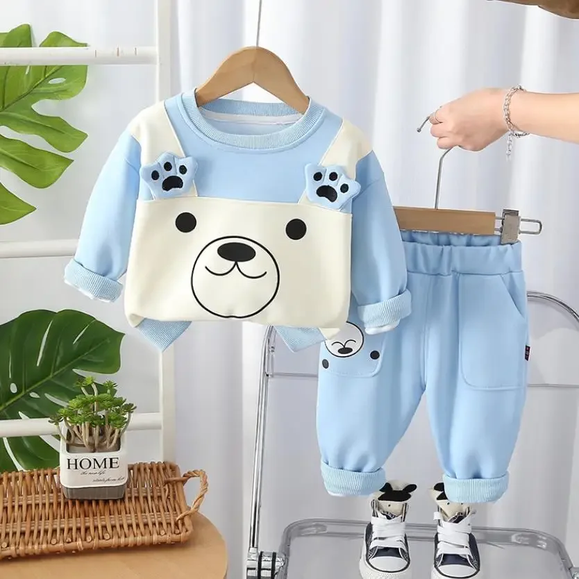 Toddler Boutique Outfits Korean Style Spring Cartoon Patchwork O-neck Long Sleeve T-shirts And Pants Boys Sets Kids Baby Clothes
Toddler Boutique Outfits Korean Style Spring Cartoon Patchwork O-neck Long Sleeve T-shirts And Pants Boys Sets Kids Baby Clothes