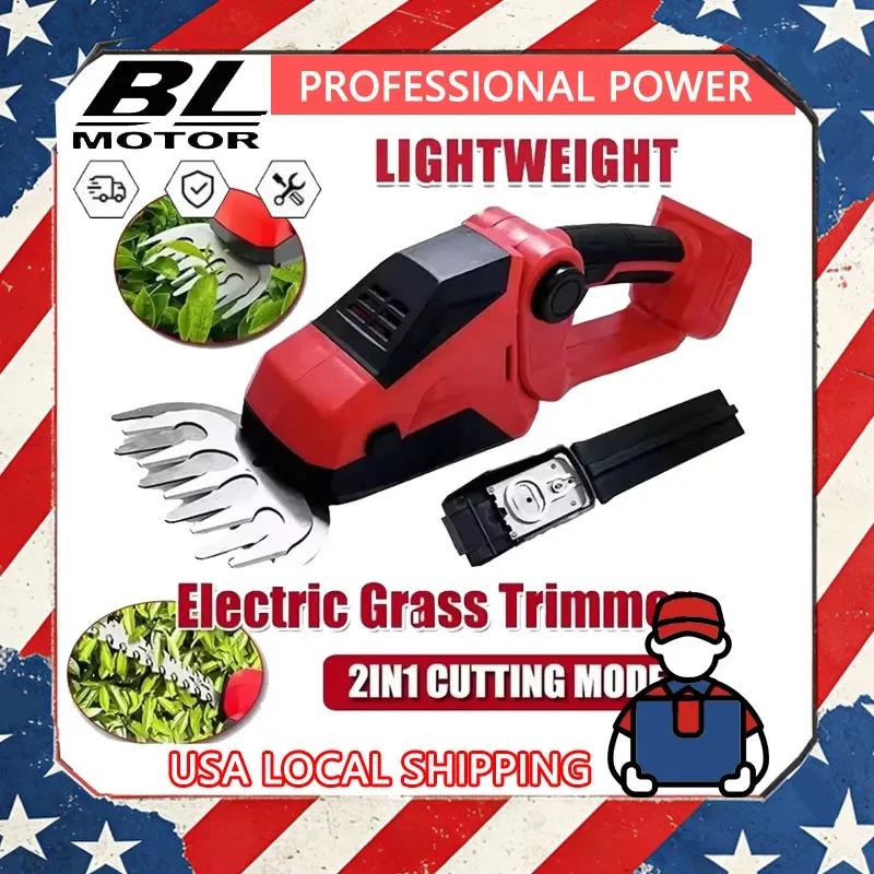 Аккумуляторный кусторез и триммер для травы 2-в-1, совместимый с аккумуляторами Milwaukee 18В, садовый инструмент
Аккумуляторный кусторез и триммер для травы 2-в-1, совместимый с аккумуляторами Milwaukee 18В, садовый инструмент