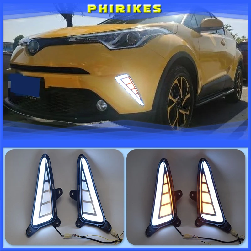 2Pcs For Toyota CHR C-HR 2016 2017 2018 2019 LED Daytime Running Turning Signal Light DRL Fog Lamp Brake light Lamp
2Pcs For Toyota CHR C-HR 2016 2017 2018 2019 LED Daytime Running Turning Signal Light DRL Fog Lamp Brake light Lamp