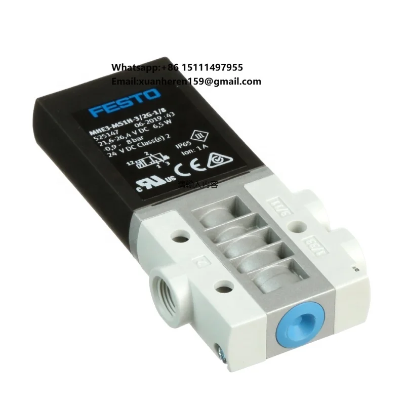 Original New S Solenoid Electrical Mhe3 Series Fast-switching Valves Pilot-operated Control Ms1h-3/2g-1/8
Original New S Solenoid Electrical Mhe3 Series Fast-switching Valves Pilot-operated Control Ms1h-3/2g-1/8