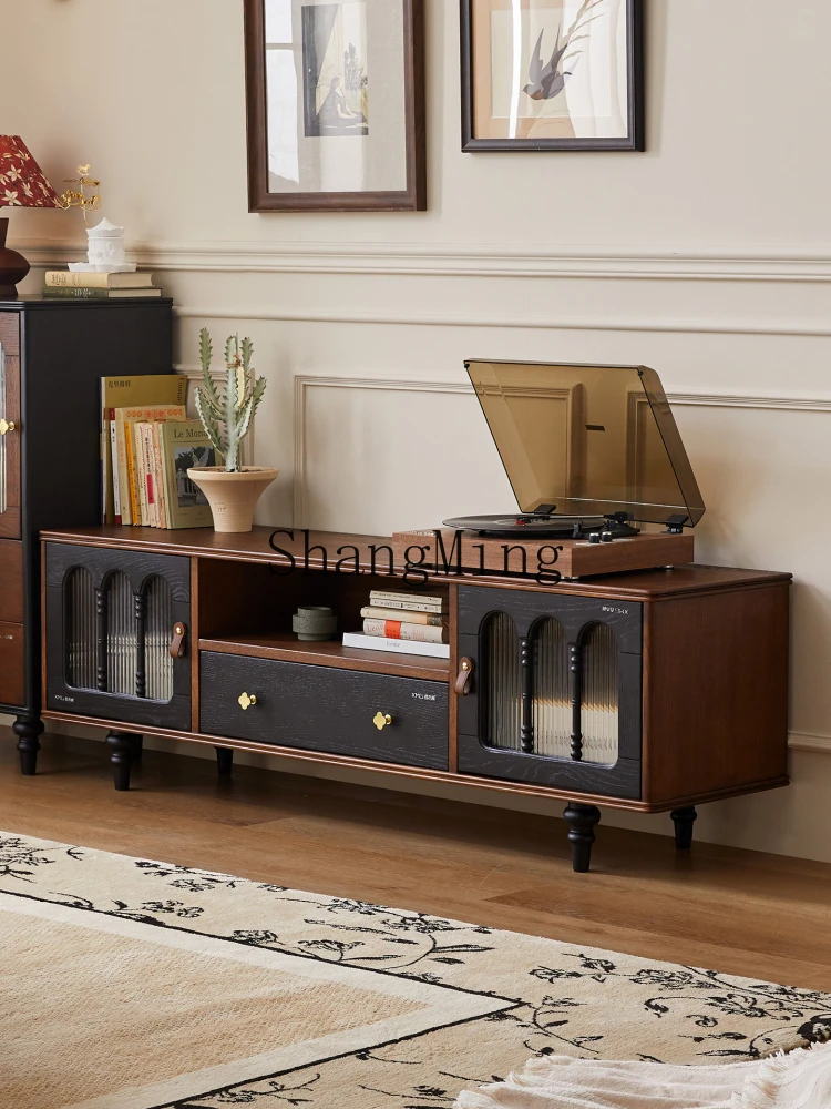 CL retro solid wood TV cabinet living room 2025 new small apartment medium and ancient style furniture storage locker integrated
CL retro solid wood TV cabinet living room 2025 new small apartment medium and ancient style furniture storage locker integrated
