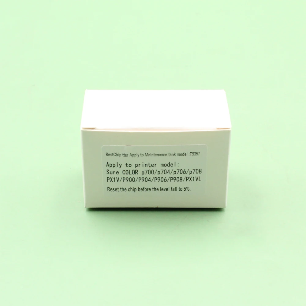 QE-C9357 Maintenance Tank Chip Resetter for Epson SureColor P700 P900 P704 P706 P708 PX1V P904 P906 P908 PX1VL Printer
QE-C9357 Maintenance Tank Chip Resetter for Epson SureColor P700 P900 P704 P706 P708 PX1V P904 P906 P908 PX1VL Printer