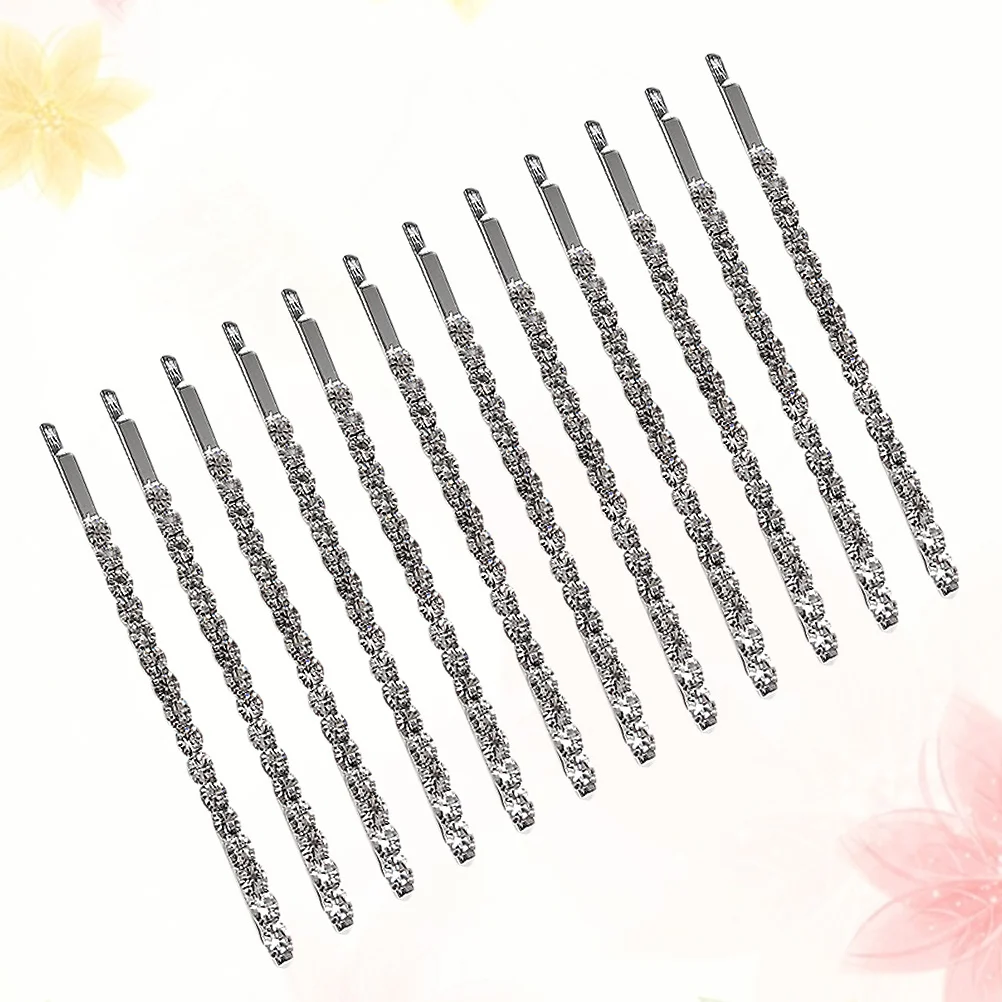 12Pcs Rhinestone Hair Clip Crystal Hairpins Silver Bridal Hair Ornaments Wedding Accessories Elegant Barrettes for Bridesmaids
12Pcs Rhinestone Hair Clip Crystal Hairpins Silver Bridal Hair Ornaments Wedding Accessories Elegant Barrettes for Bridesmaids