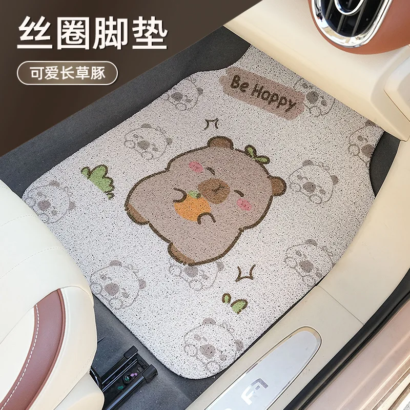 Car Universal Floor Mats Capybara Park Car Anti-slip Wire Ring Floor Mats Stain-resistant and Wear-resistant Car Floor Mats New
Car Universal Floor Mats Capybara Park Car Anti-slip Wire Ring Floor Mats Stain-resistant and Wear-resistant Car Floor Mats New