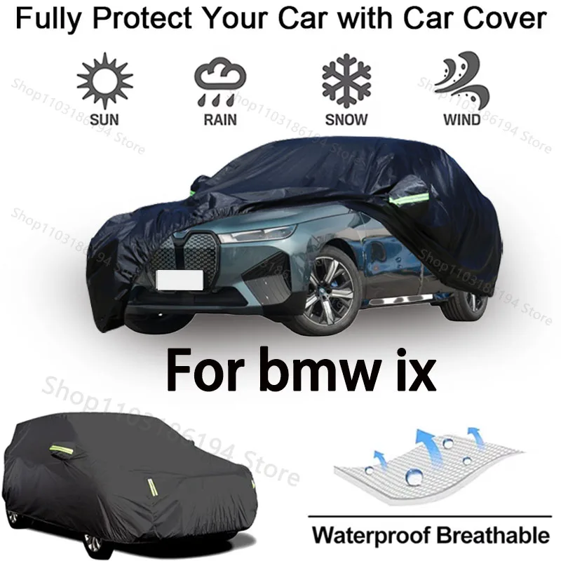 Full Car Cover For BMW IX Outdoor Protective Gear-Snowproof, Sunshield, Waterproof and Dustproof Automobile Accessories
Full Car Cover For BMW IX Outdoor Protective Gear-Snowproof, Sunshield, Waterproof and Dustproof Automobile Accessories