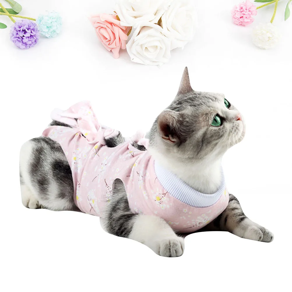 Post-Operative Anti-Lick Cat Recovery Suit Soft Breathable Pet Sterilization Clothing For Cats Kittens Pink Plum Blossom
Post-Operative Anti-Lick Cat Recovery Suit Soft Breathable Pet Sterilization Clothing For Cats Kittens Pink Plum Blossom