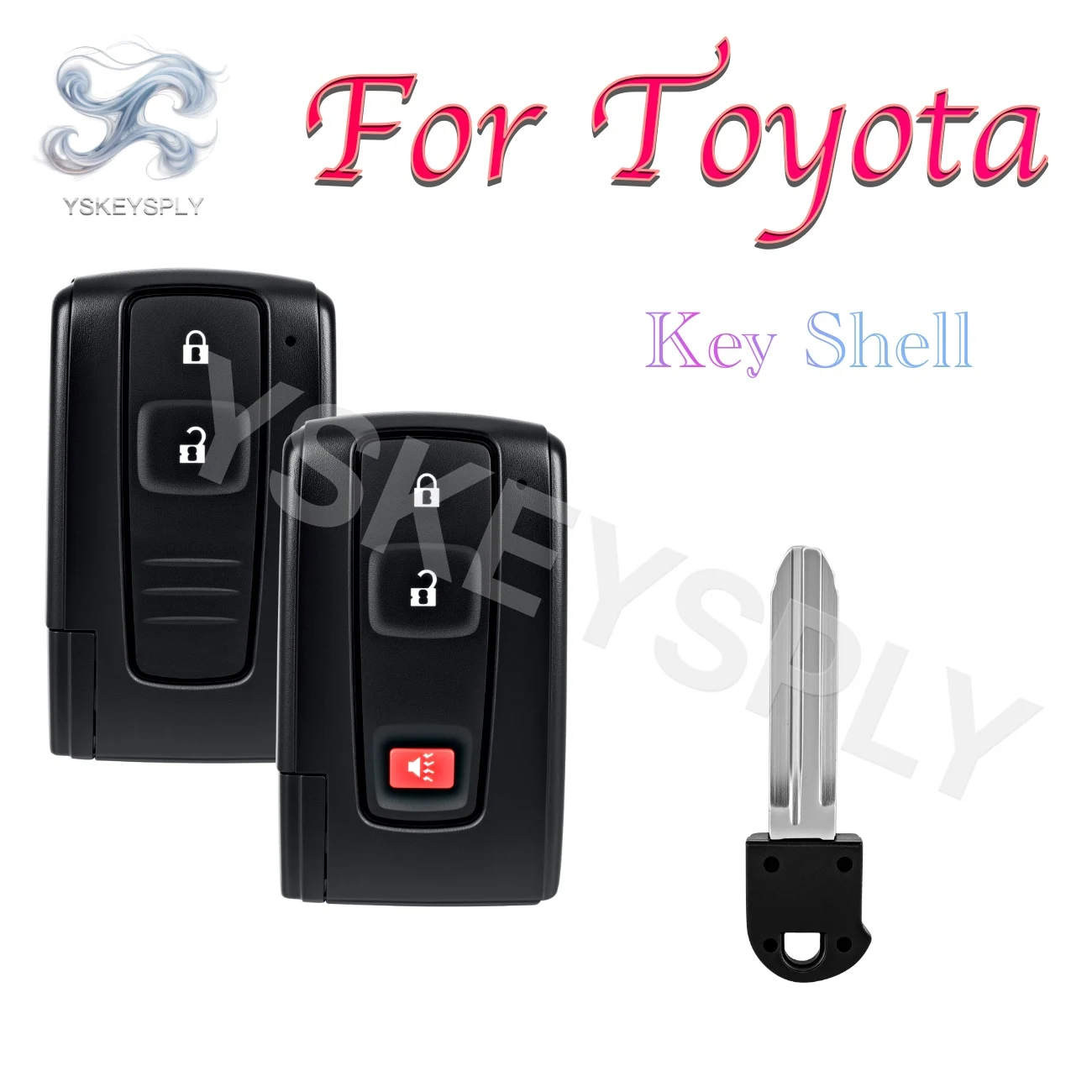 For Toyota Prius 2004-2009 Key Shell Smart Fob Case Cover Blank Key Blade FCC ID MOZB31EG Car Entry Remote Replacement
For Toyota Prius 2004-2009 Key Shell Smart Fob Case Cover Blank Key Blade FCC ID MOZB31EG Car Entry Remote Replacement