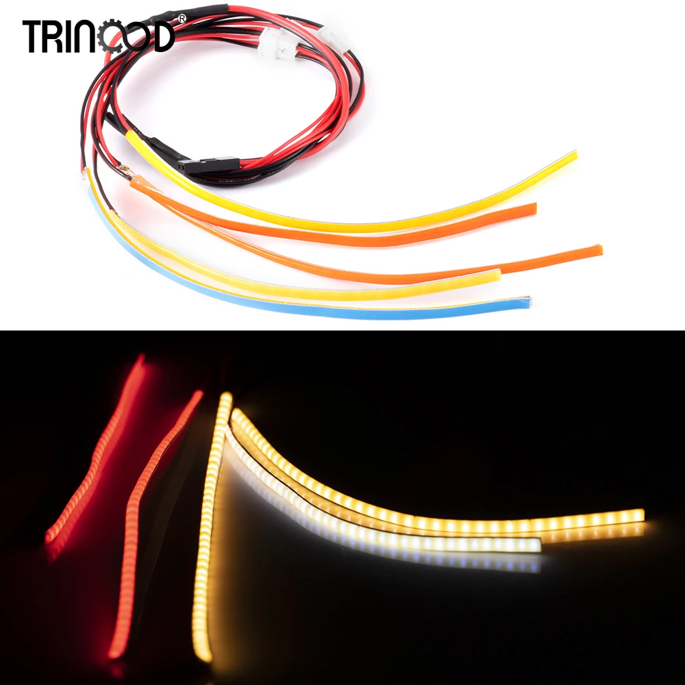 TRINOOD Spotlights Headlight Taillight LED Light Bar Kit For 1/16 Slash 4WD RC Buggy Truck Accessories
TRINOOD Spotlights Headlight Taillight LED Light Bar Kit For 1/16 Slash 4WD RC Buggy Truck Accessories