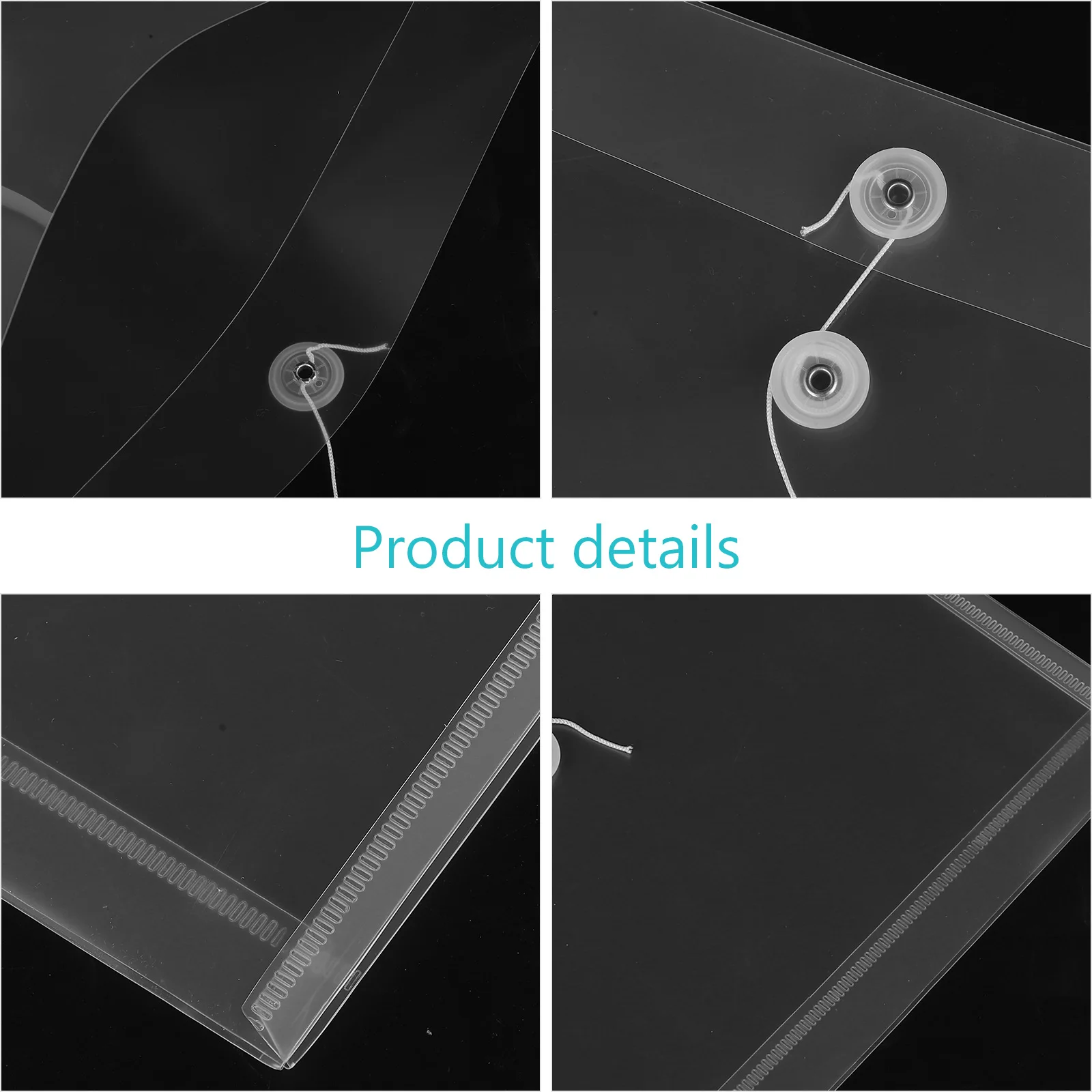 12pcs Clear File Folders Document Bags Transparent File Organizer Storage Pouch Holders For Receipts Tickets Bills Business
12pcs Clear File Folders Document Bags Transparent File Organizer Storage Pouch Holders For Receipts Tickets Bills Business