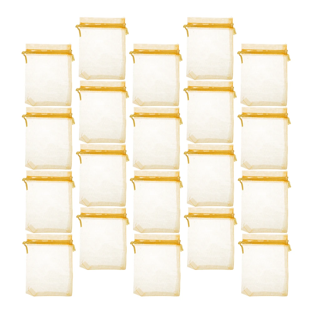 100pcs Solid Color Mesh Bags 8x10 Golden Drawstring Gift Jewelry Pouches Party Favor Candy Packing Elegant Wedding
100pcs Solid Color Mesh Bags 8x10 Golden Drawstring Gift Jewelry Pouches Party Favor Candy Packing Elegant Wedding