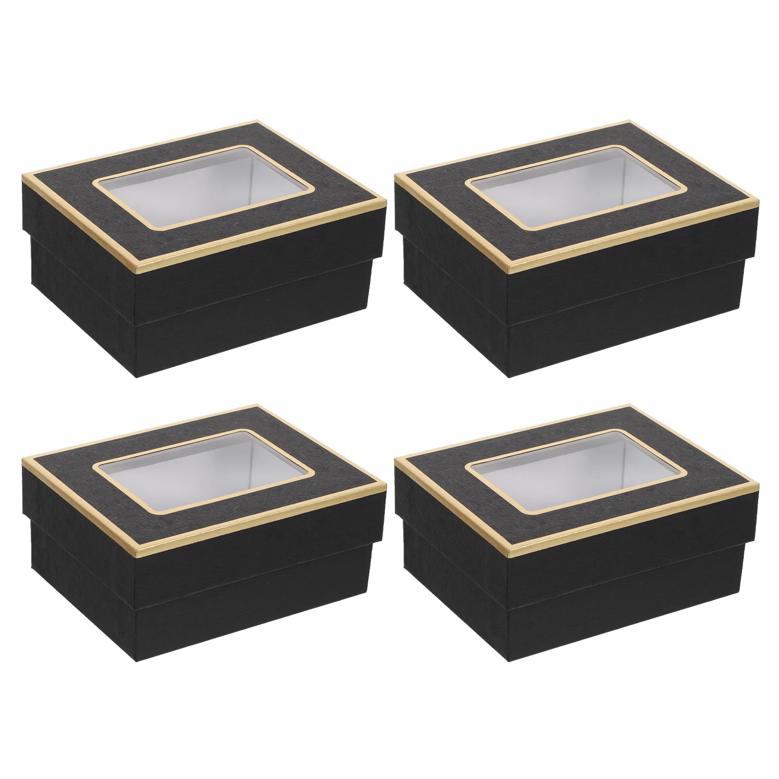 4 Pcs Window Gift Box Case Storage Container Shirt Boxes for Presents Birthday Jewelry
4 Pcs Window Gift Box Case Storage Container Shirt Boxes for Presents Birthday Jewelry