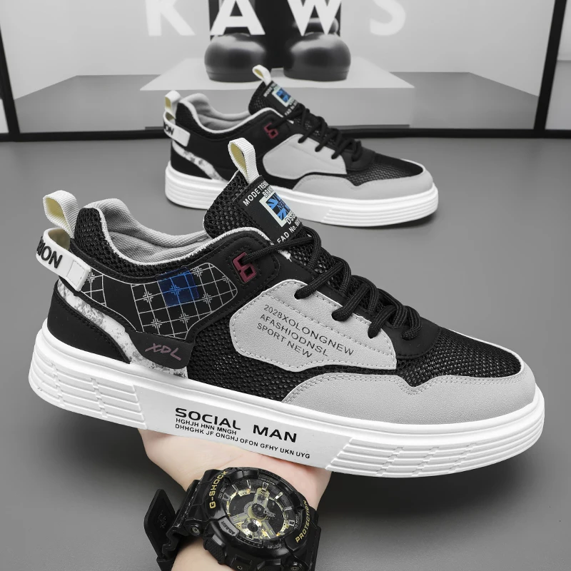 Men's Korean casual shoes Four Seasons new Chef's safety shoes soft-sole non-slip outdoor walking shoes youth sports board shoes
Men's Korean casual shoes Four Seasons new Chef's safety shoes soft-sole non-slip outdoor walking shoes youth sports board shoes