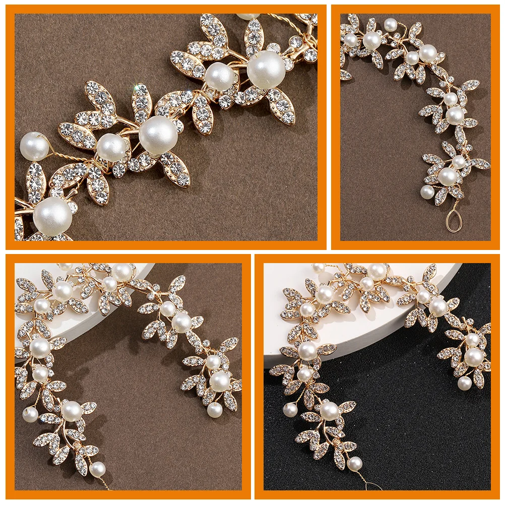Pearl Hair Accessories Soft Chain Bride Headband Bridal Headpiece Wedding Decor Golden TS837 Practical Durable Glamorous Elegant
Pearl Hair Accessories Soft Chain Bride Headband Bridal Headpiece Wedding Decor Golden TS837 Practical Durable Glamorous Elegant