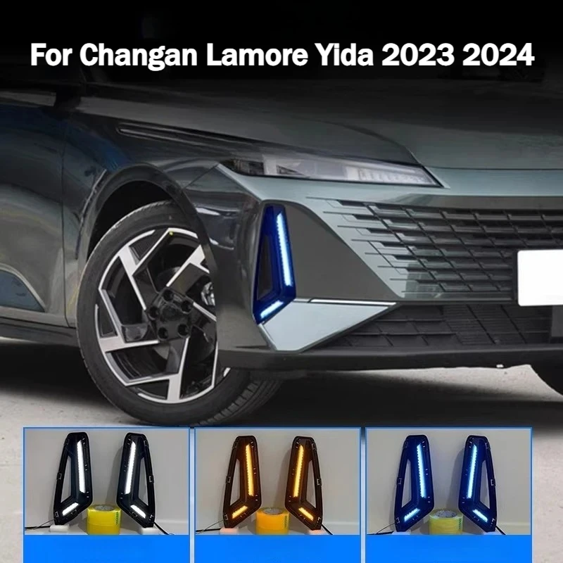 Car Led Daytime Running Lights For Changan Lamore Yida 2023 2024 DRL Streamer Steering Front Fog Lights Modified 12V Daylights
Car Led Daytime Running Lights For Changan Lamore Yida 2023 2024 DRL Streamer Steering Front Fog Lights Modified 12V Daylights
