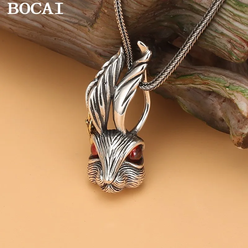 BOCAI New S925 Sterling Silver Charms Pendant for Men Women Retro Punk Big Ear Cute Little Rabbit Fine Choice Jewelry
BOCAI New S925 Sterling Silver Charms Pendant for Men Women Retro Punk Big Ear Cute Little Rabbit Fine Choice Jewelry