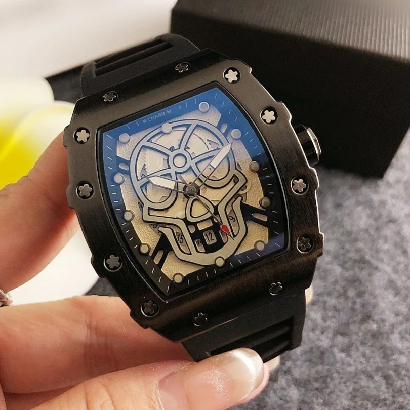 High-end and Luxurious Men's Business Wristwatches From Europe and America, Multi-functional Calendar Models, Barrel-shaped Design, 42.5 Mm Large-sized Dial Sports-style Wristwatch for Women, Trendy Couple Wristwatch.
High-end and Luxurious Men's Business Wristwatches From Europe and America, Multi-functional Calendar Models, Barrel-shaped Design, 42.5 Mm Large-sized Dial Sports-style Wristwatch for Women, Trendy Couple Wristwatch.