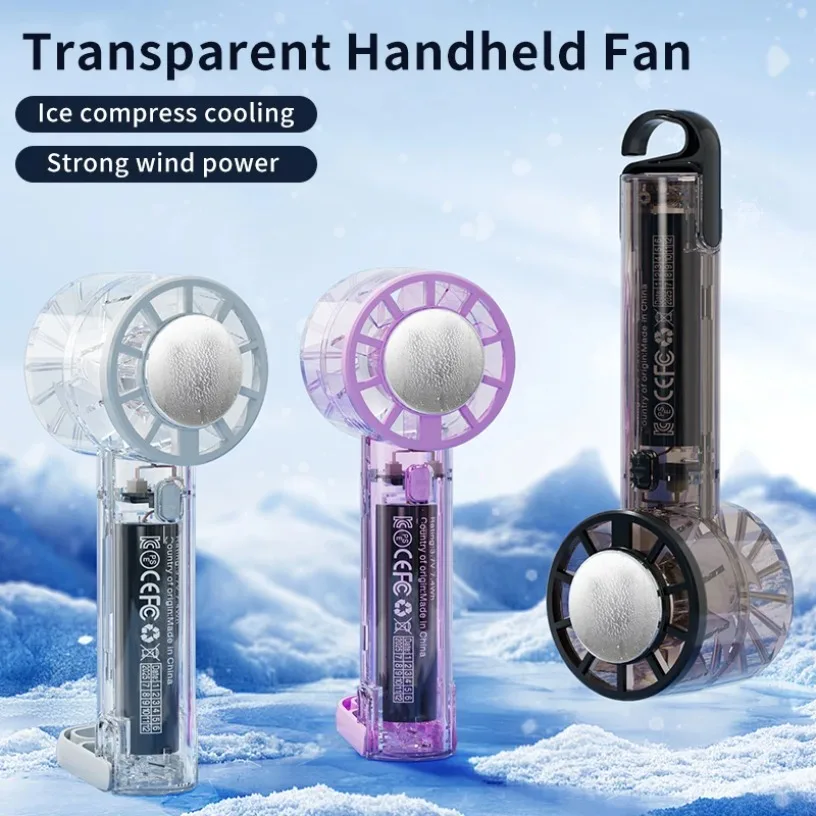 18°C Ice Cool Technology Handheld Fan Instant Cooling 2000mAh Portable Mini Fan For Outdoor Sports Work Study
18°C Ice Cool Technology Handheld Fan Instant Cooling 2000mAh Portable Mini Fan For Outdoor Sports Work Study