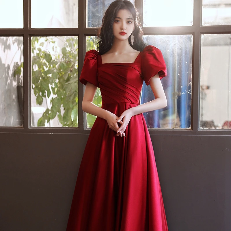 Toast Dress 2023 Autumn New Temperament Vintage Bridal Engagement Evening Dress Can Usually Wear Dresses
Toast Dress 2023 Autumn New Temperament Vintage Bridal Engagement Evening Dress Can Usually Wear Dresses